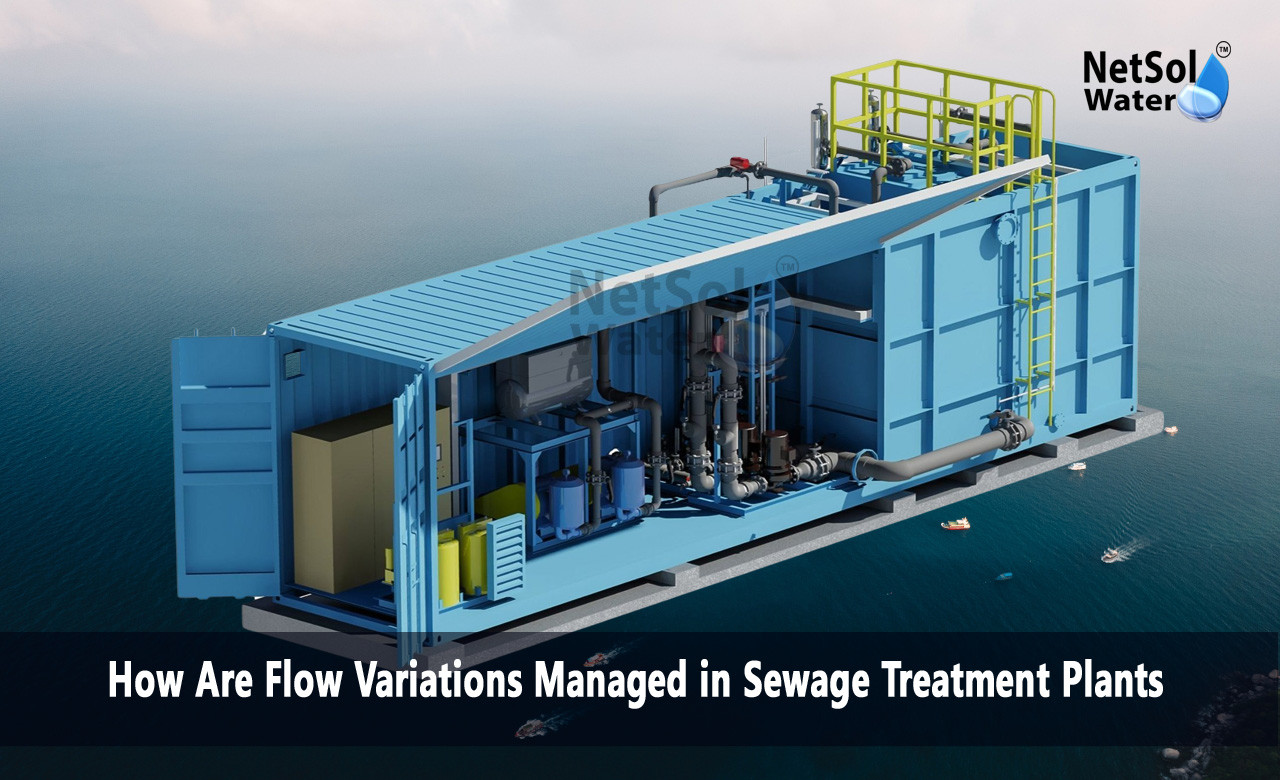 What do you mean by variation in flow of sewage, How sewage is being treated and managed in a sewage treatment plant, What is flow variation