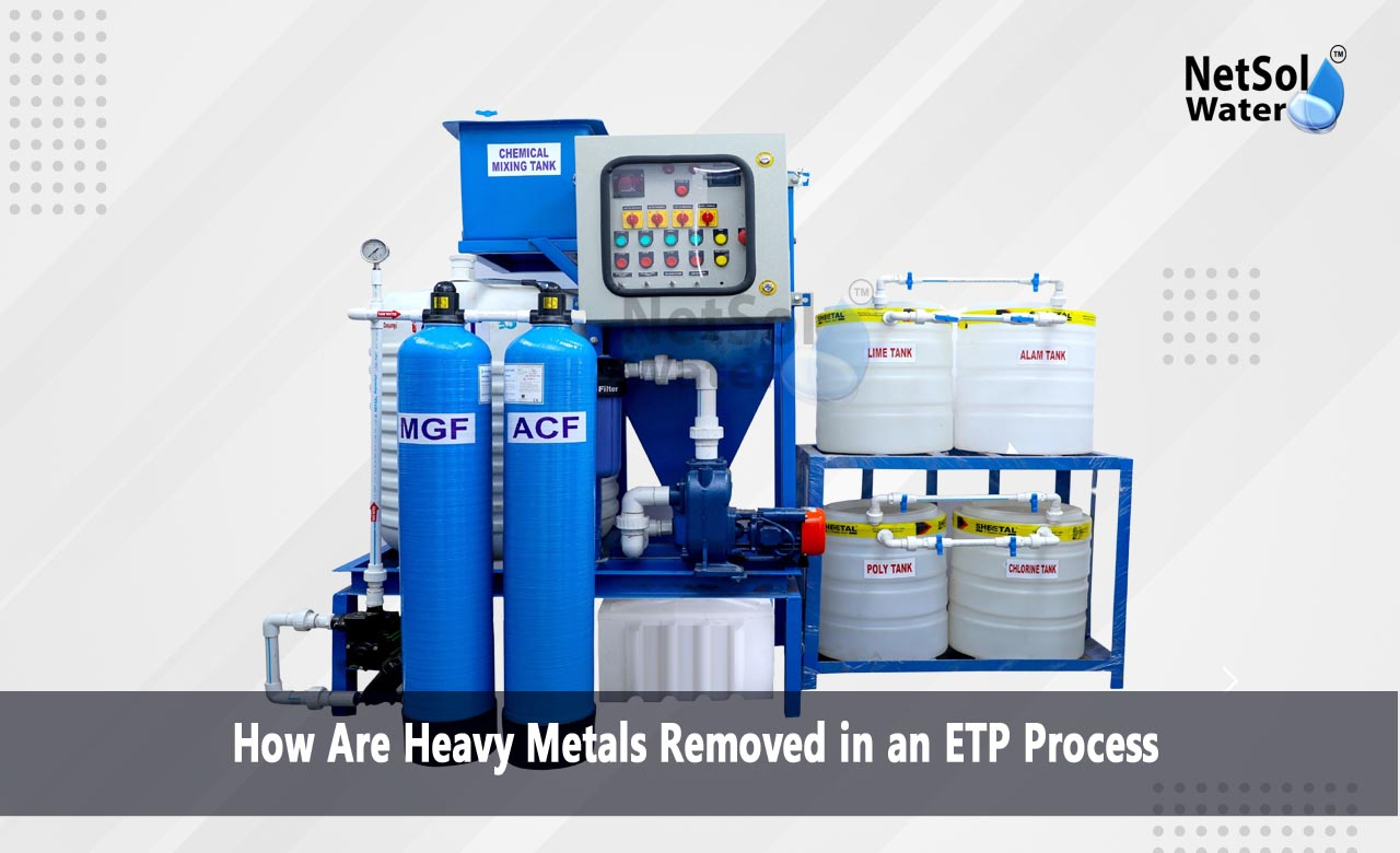 How are heavy metals removed from wastewater treatment, What is the process to remove heavy metals, Does RO remove heavy metals