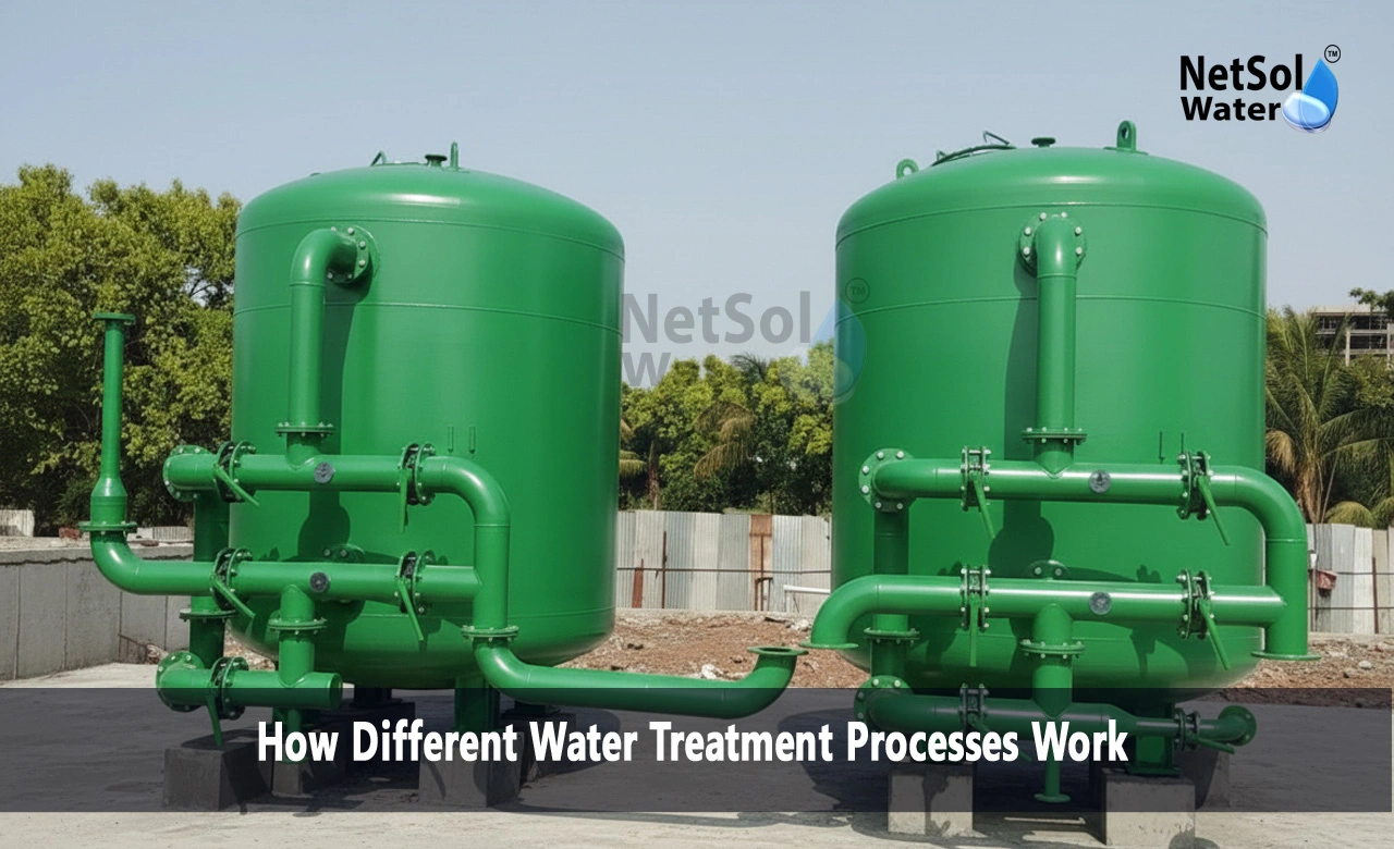 What are the different processes of water treatment, Water Treatment: Importance & Process, Water treatment process step by step