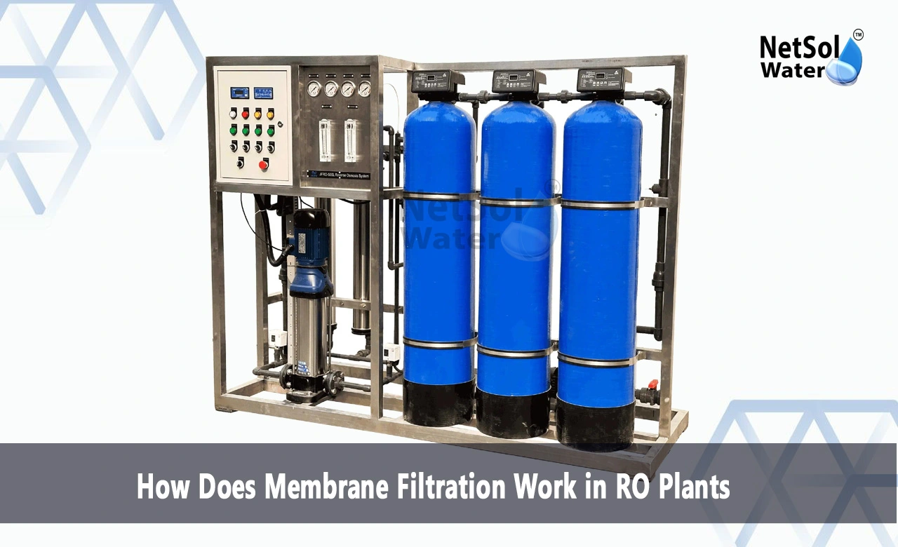 How does a RO membrane filter work, What is the working principle of membrane filtration, What is the process of RO plant filtration