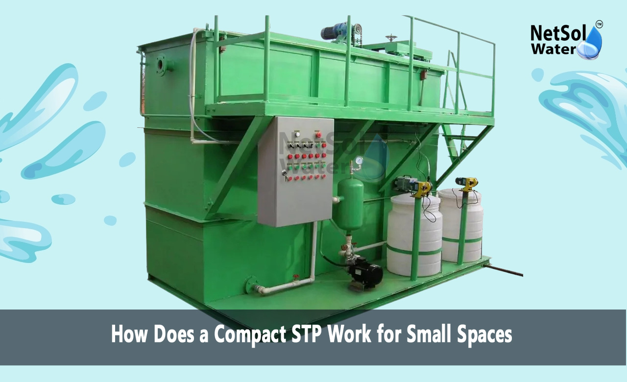 How does a small sewage treatment plant work, What is compact STP, How does STP water treatment work
