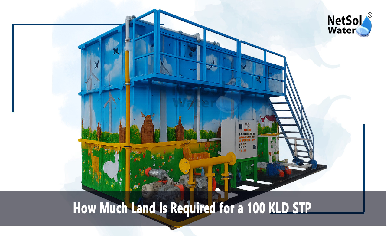 How much area is required for a sewage treatment plant, How much does 100 KLD STP cost, How to calculate the size of a sewage treatment plant