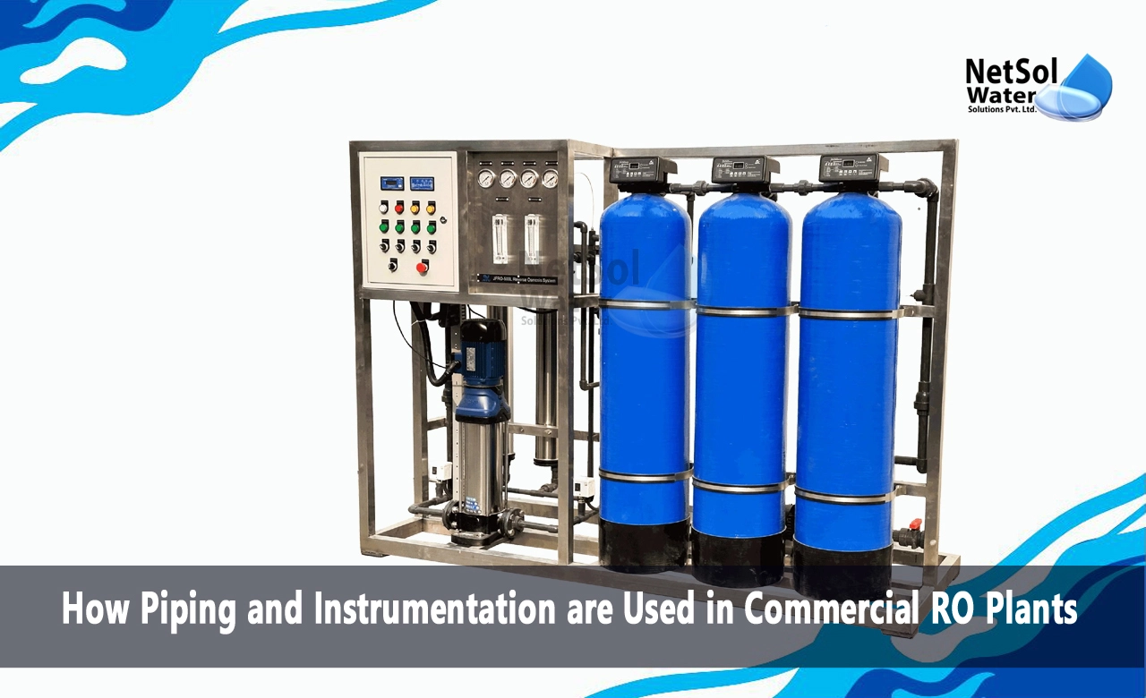 How does a commercial RO system work, What are the equipment used in RO plant, What type of pipe is used for reverse osmosis