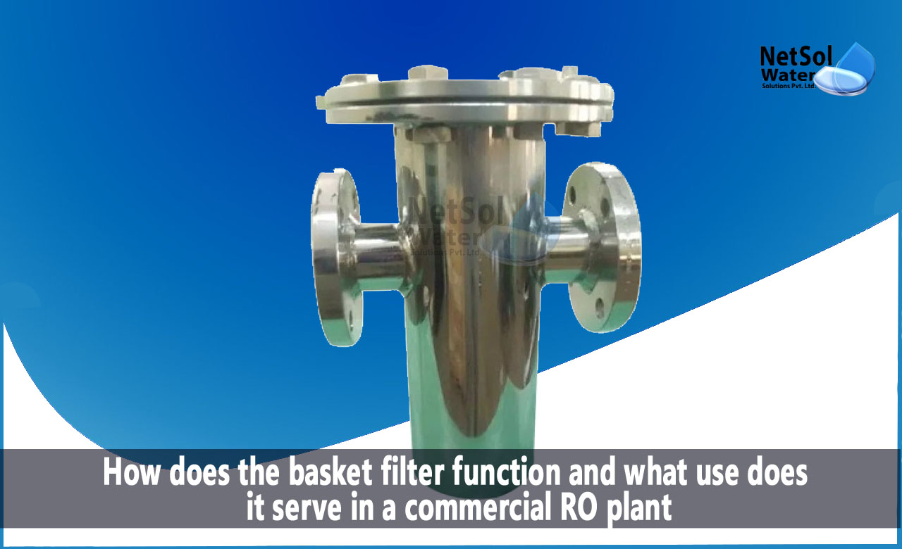What is Basket Filter, What is a basket filter in a commercial RO plant