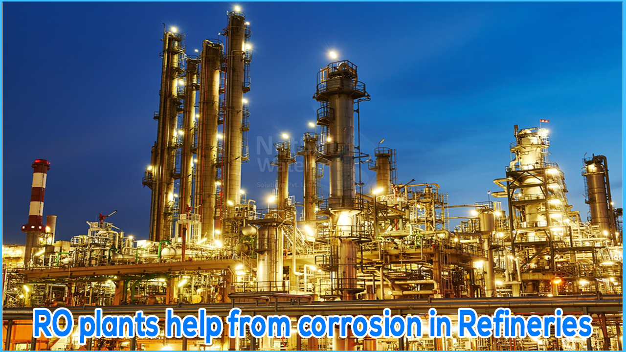 How can RO plants help from corrosion in Refineries?