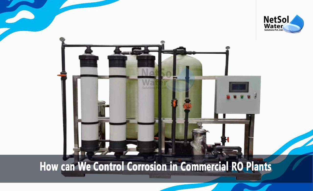 How do you protect water treatment plant from corrosion, Which technique is used to control the corrosion, How do you control corrosion in water