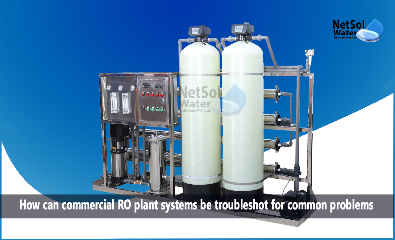 commercial RO plant systems be troubleshot for common problems