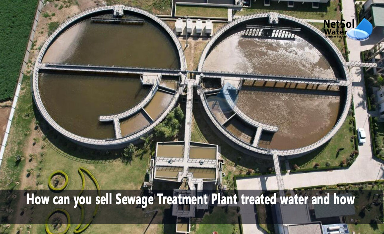 How can you sell Sewage Treatment Plant treated water, Uses of STP Plant treated Water