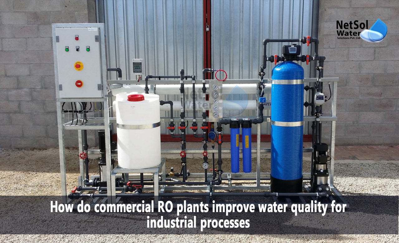 How do commercial RO plants improve water quality, Benefits of Commercial RO Plants in Industrial Processes