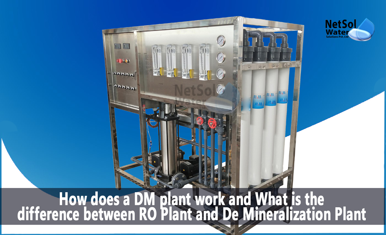 How does a DM plant work, difference between RO Plant and DM Plant