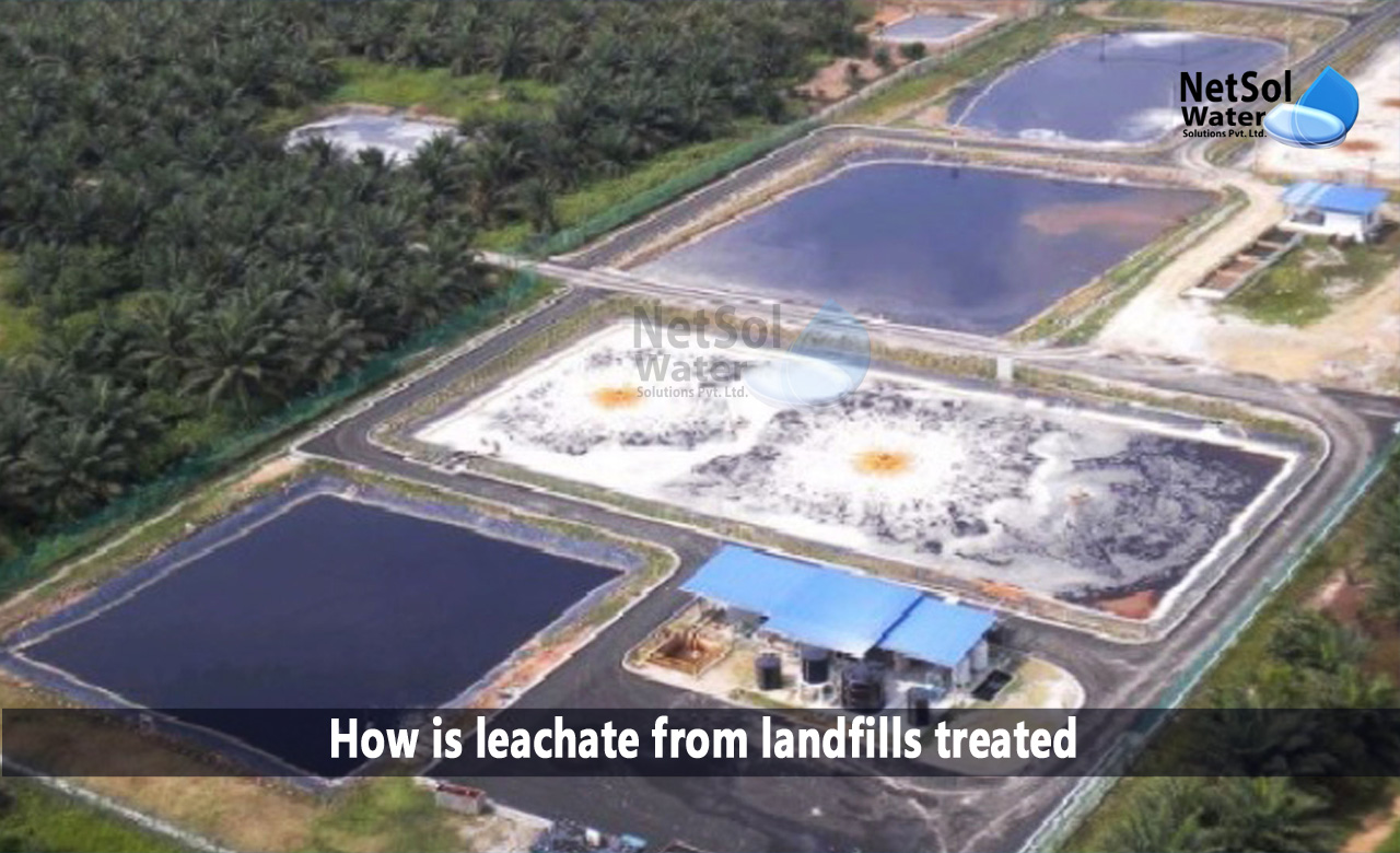 landfill leachate treatment methods, how do you remove leachate from the landfill, what is leachate treatment plant