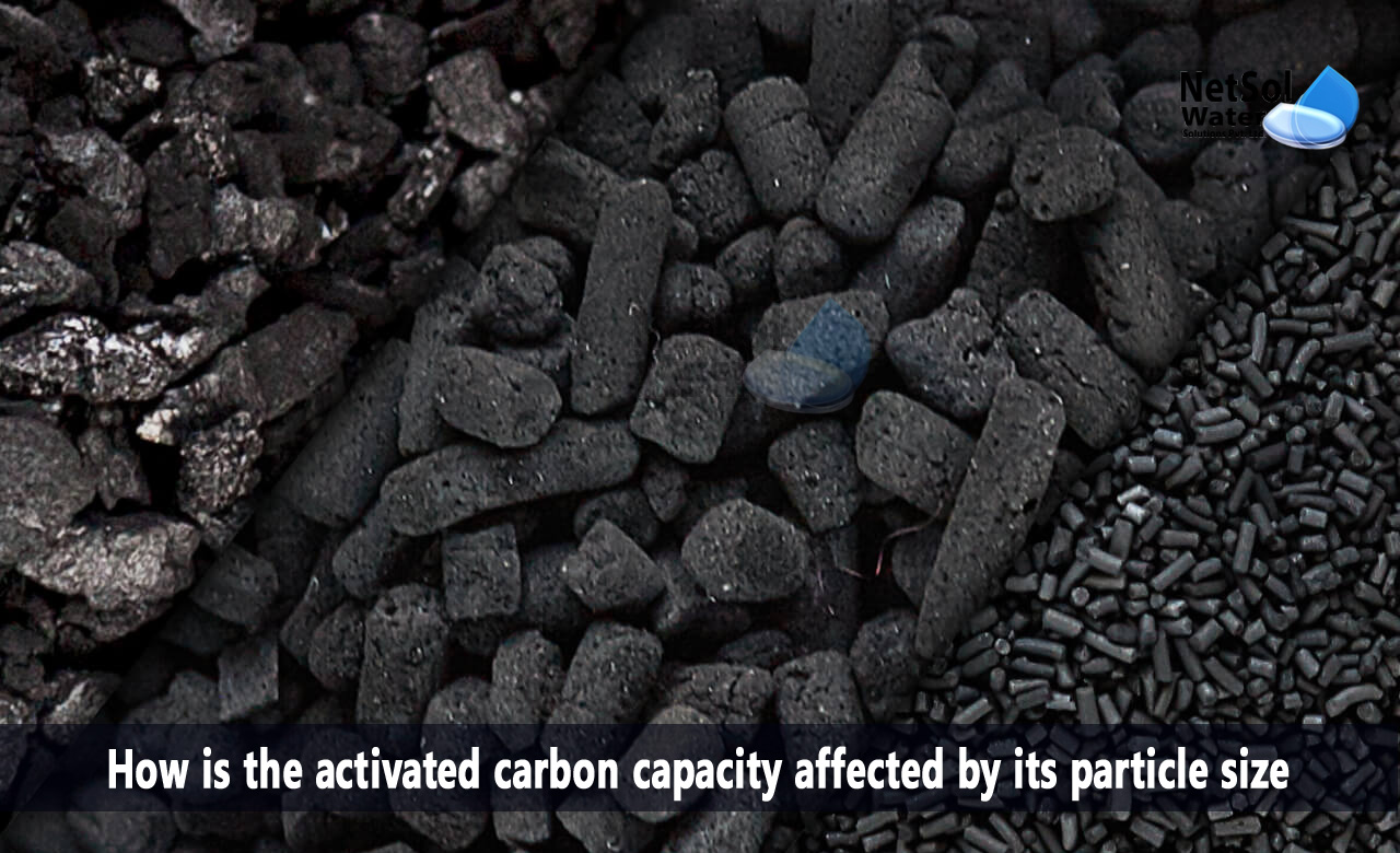 granular activated carbon particle size, activated carbon size for water treatment, granular activated carbon adsorption