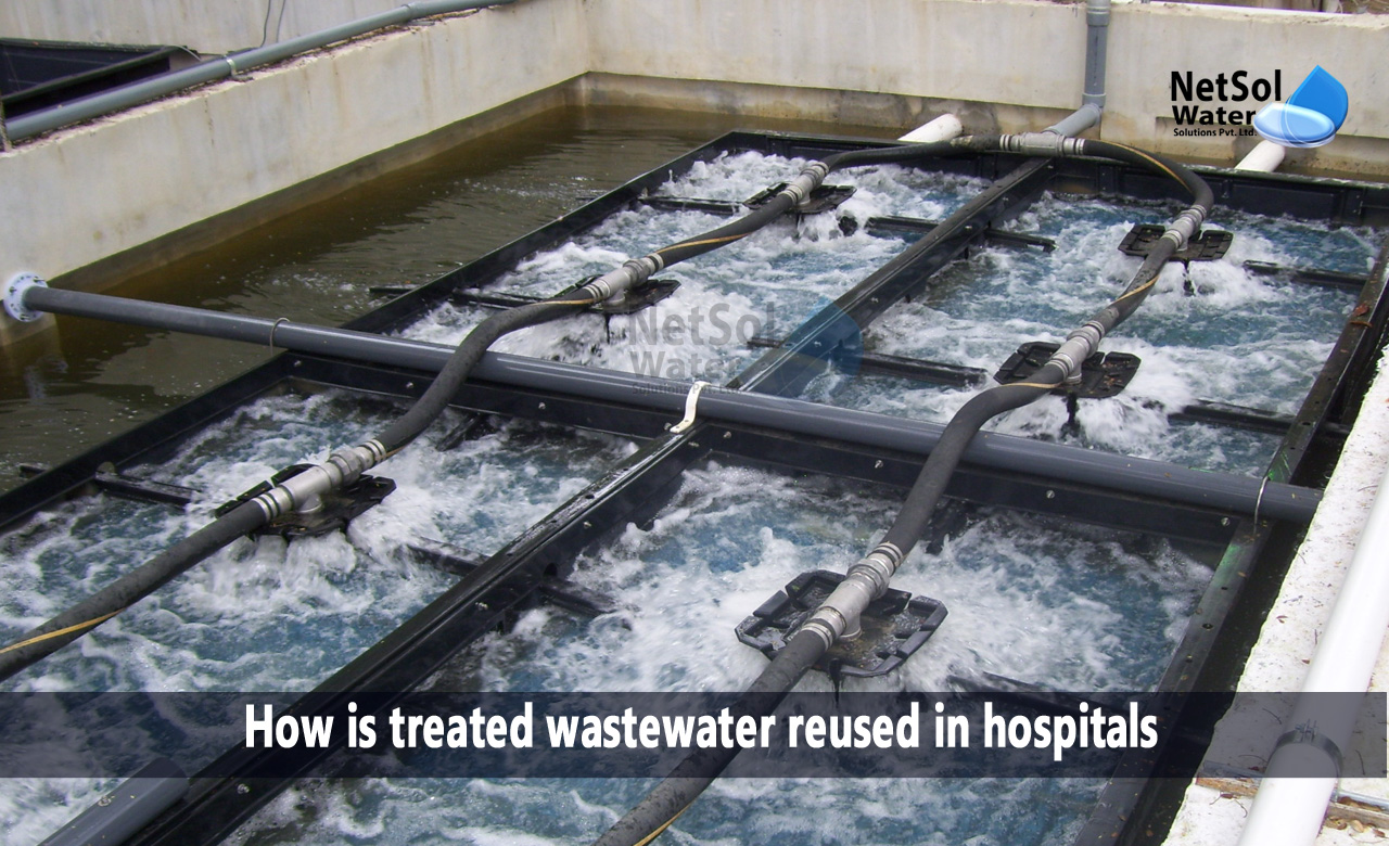 Purpose of reusing treated hospital wastewater,  Wastewater treatment in hospitals, Treated hospital wastewater is best for agriculture