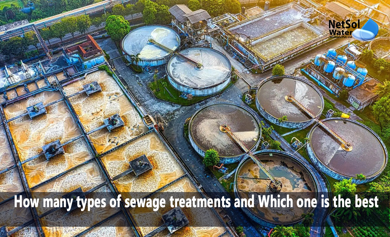 How many types of sewage treatment plants, types of STP in India