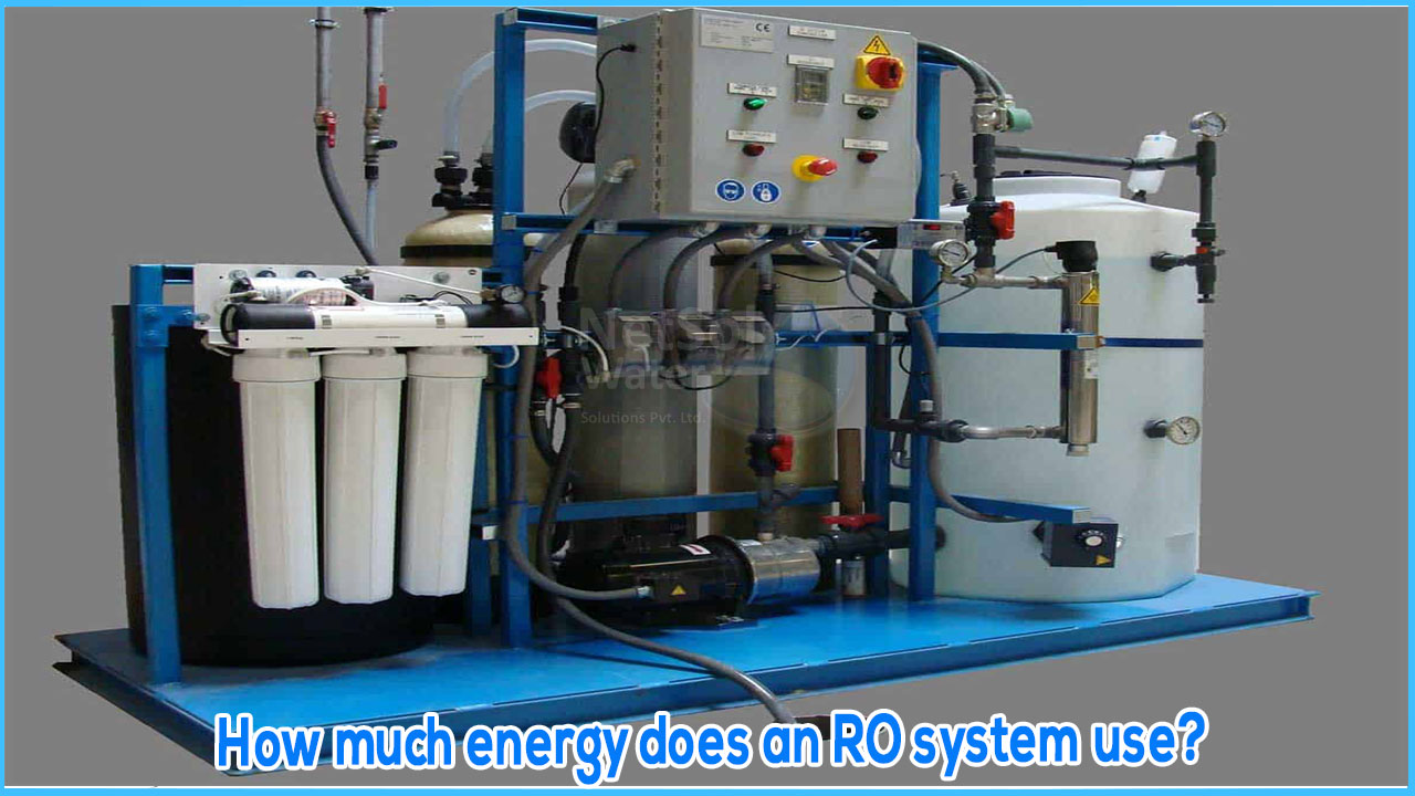 How much power does a reverse osmosis system use?