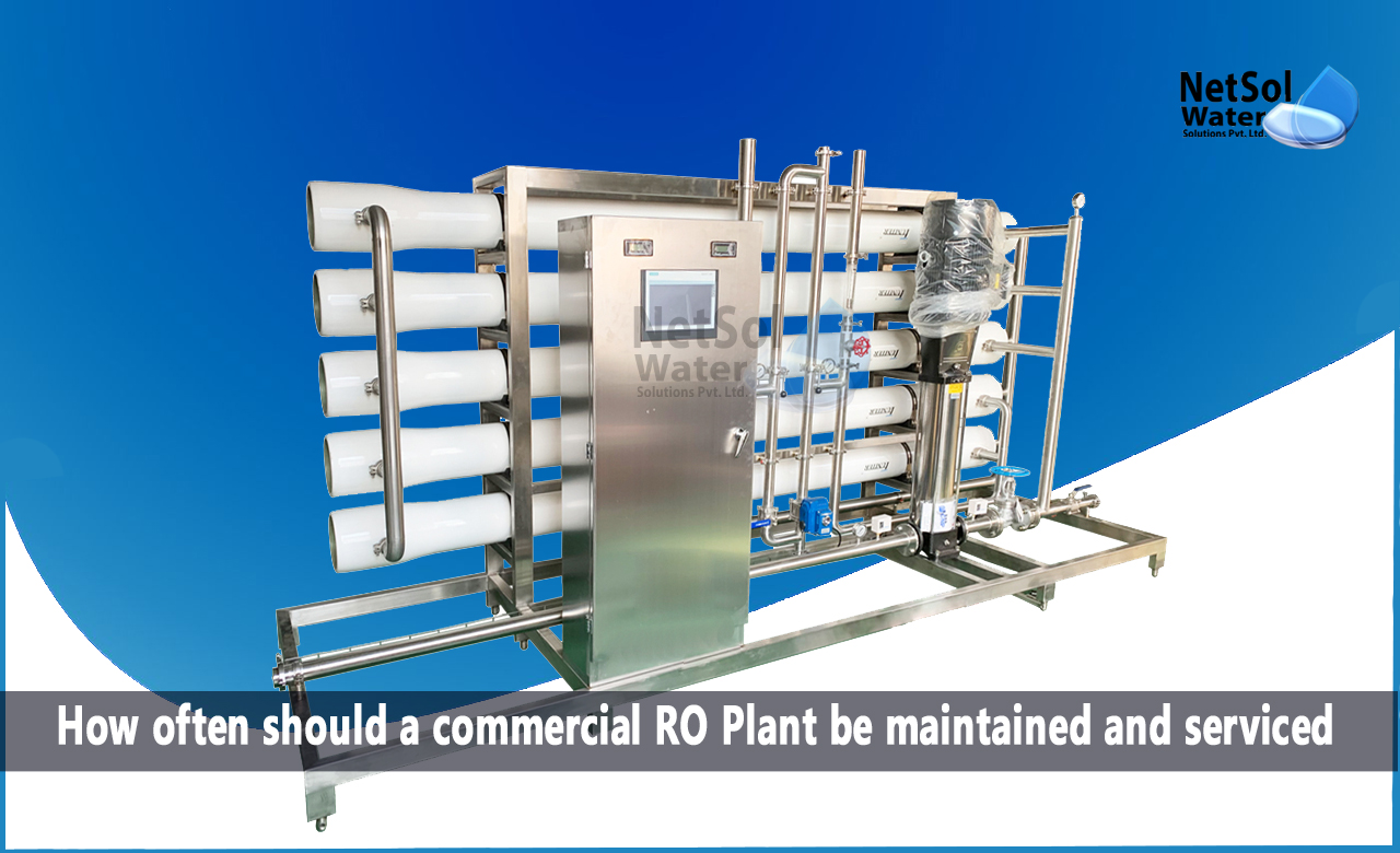 How often should a commercial RO Plant be maintained and serviced