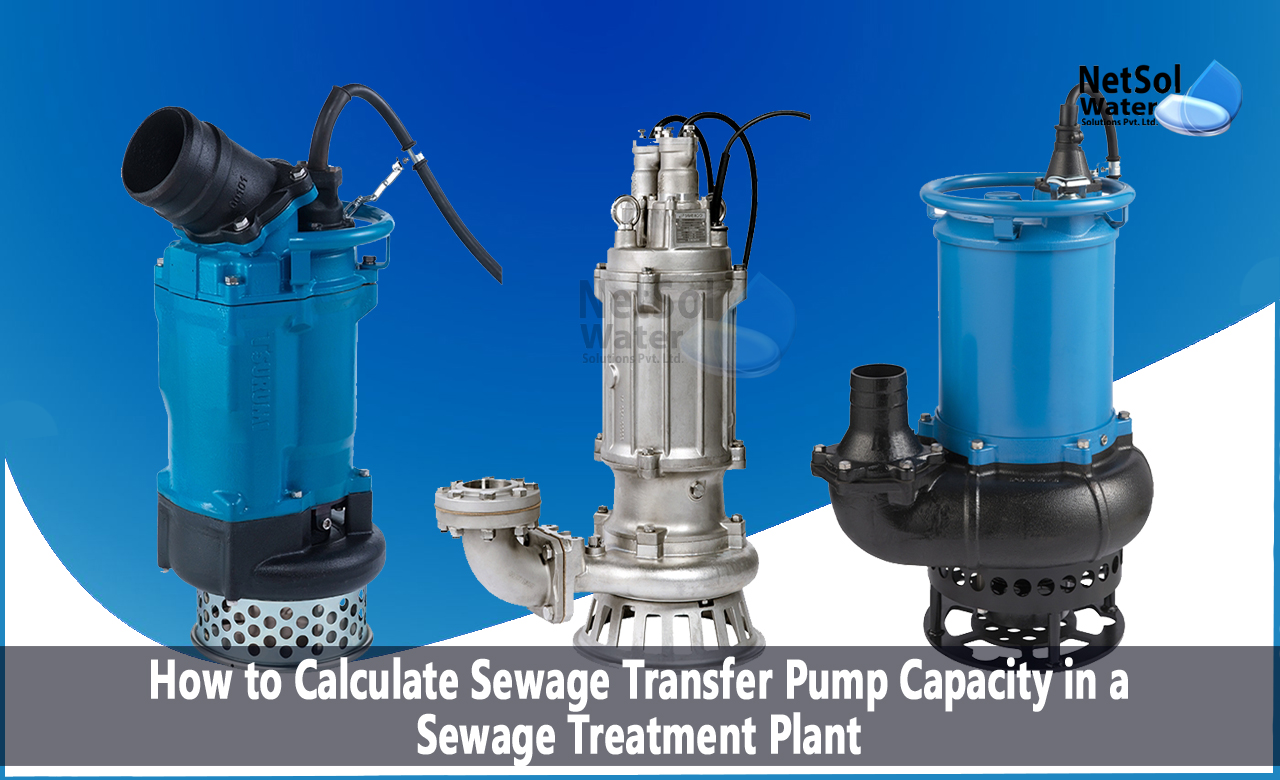 Calculate Sewage Transfer Pump Capacity in a STP Plant