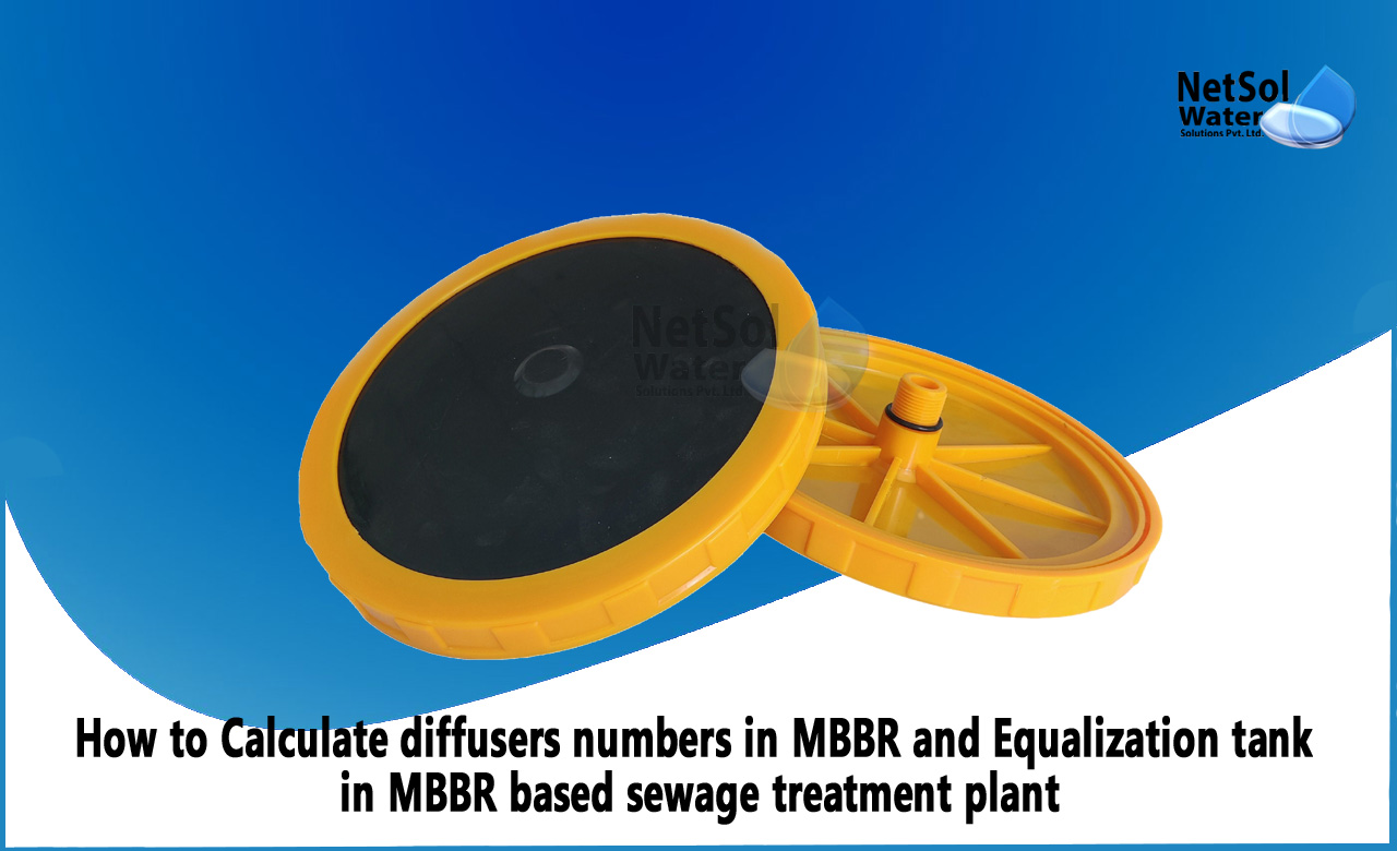 Diffusers in MBBR Tanks, Diffusers in Equalization Tanks, MBBR based sewage treatment plant