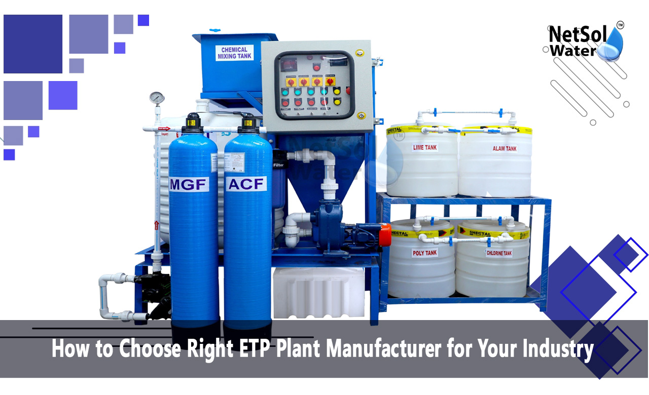 What is an ETP Plant that treats industrial wastewater, Effluent Treatment Plant Types