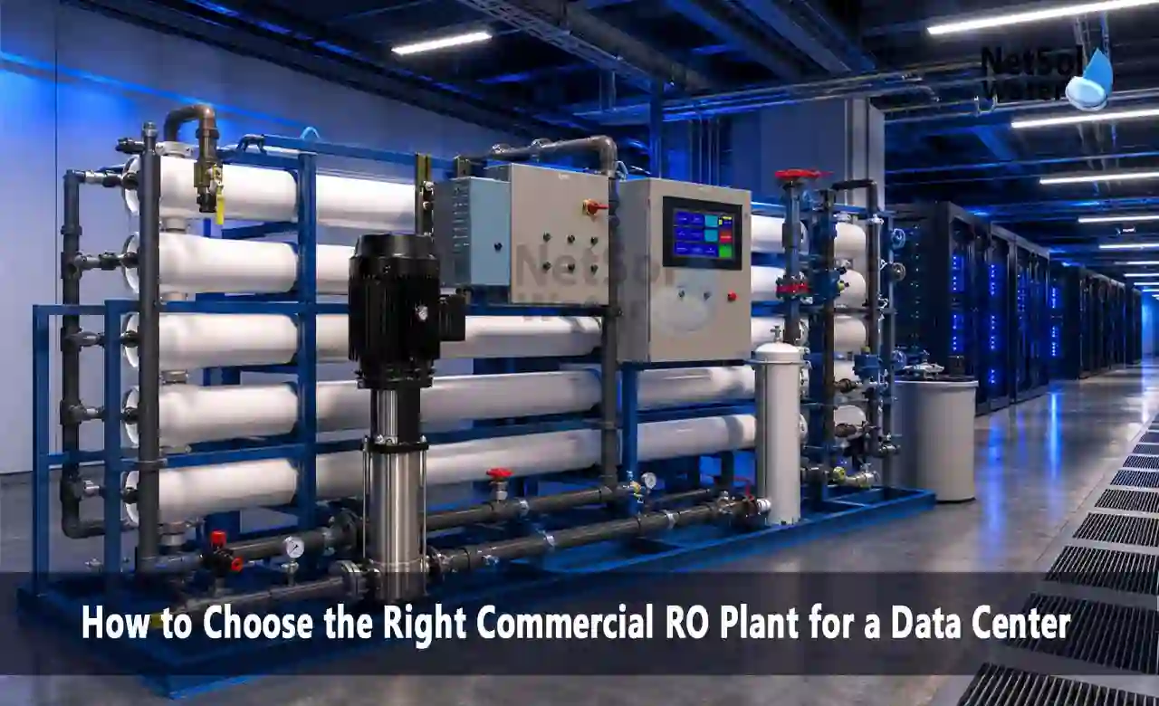 Commercial RO Plant for Data Center, Commercial RO Plant Manufacturer, Data Center RO Plant, Reverse Osmosis System for Data Center, Industrial RO Plant for Data Center, Water Treatment for Data Center, Commercial Water Purification System, Data Center Water Treatment Plant