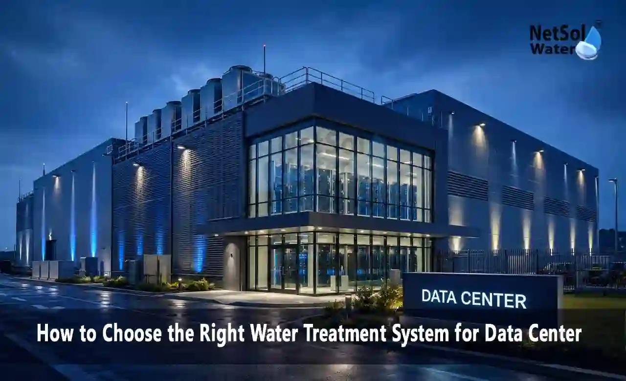 Data Center Water Treatment System, Water Treatment System for Data Center, Data Center Water Treatment Plant, Commercial RO Plant for Data Center, Industrial RO Plant for Data Center, Cooling Tower Water Treatment, Data Center STP, Data Center ETP, Water Treatment Solutions for Data Centers
