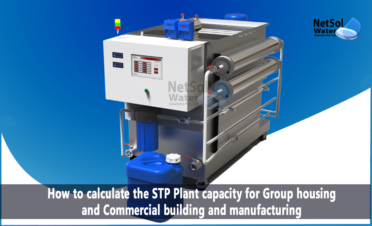 STP for Group Housing Society, STP capacity for commercial buildings, manufacturer of sewage treatment plants in India