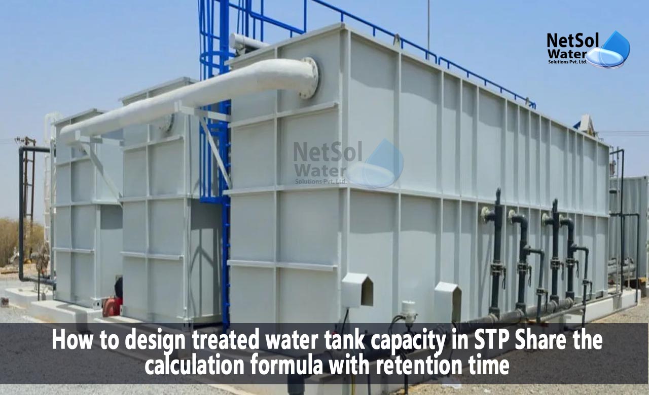 stp design calculation, stp tank capacity calculation, how to calculate kld in stp
