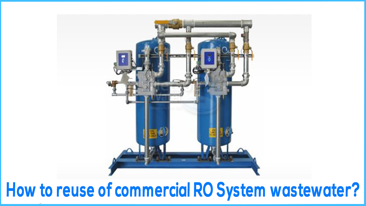 How to reuse of commercial RO System wastewater?, commercial ro waste water