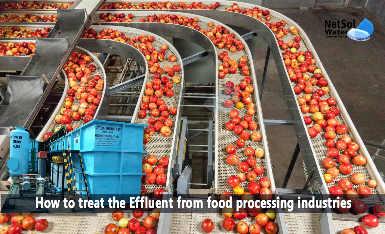 wastewater treatment in food industry, food industry wastewater characteristics, waste treatment in the food processing industry