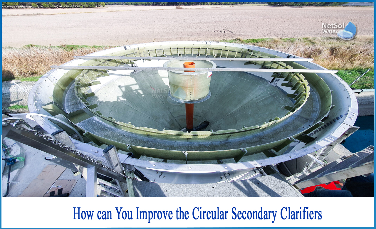 secondary clarifier tss removal efficiency, secondary clarifier in wastewater treatment, clarifier