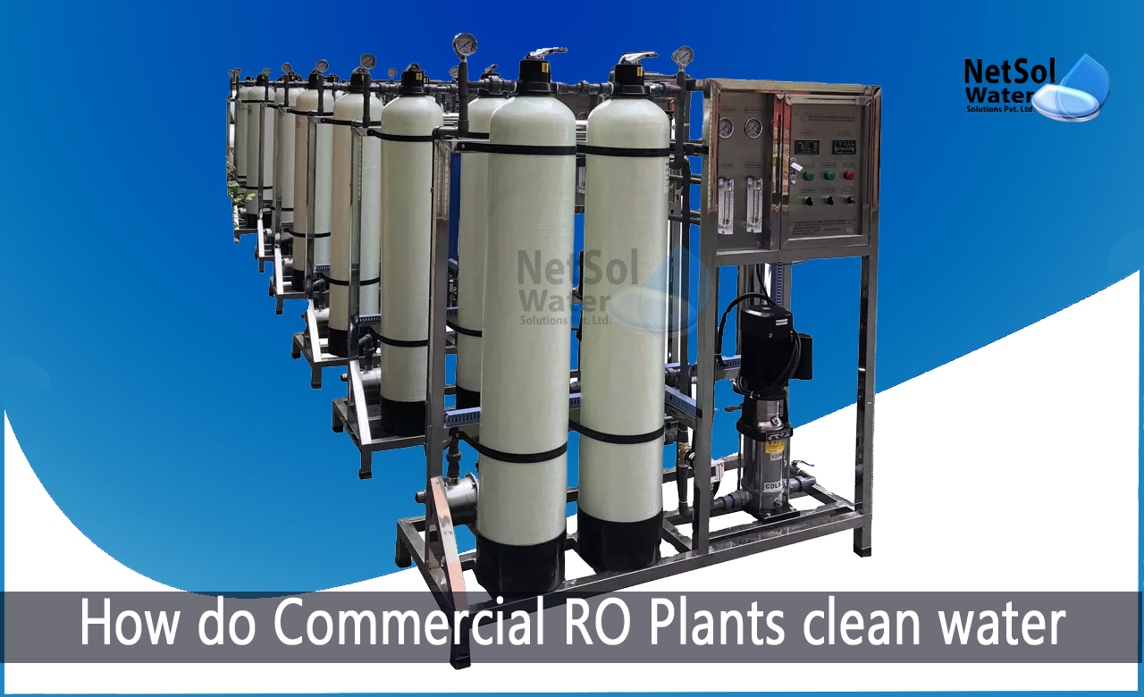 ro plant maintenance checklist, industrial ro plant working, How do Commercial RO Plants clean water