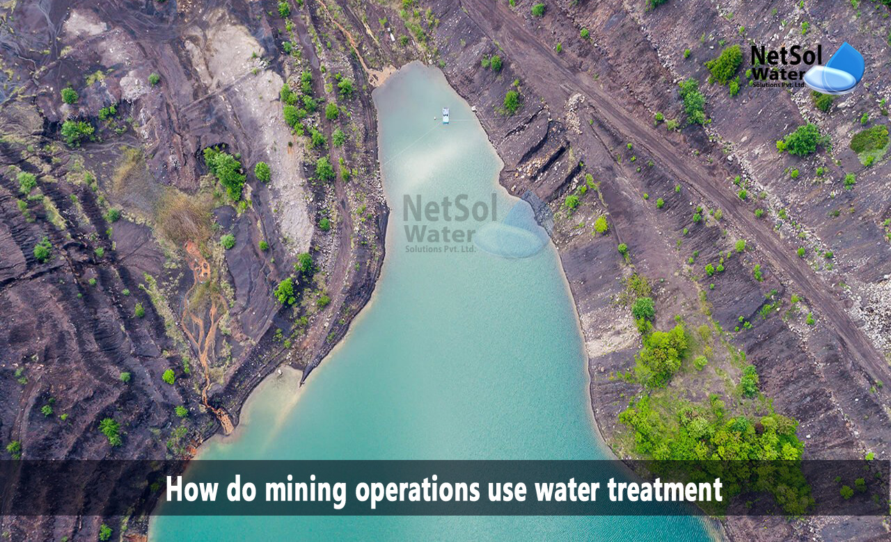 mining wastewater treatment, how is water used in mining, how does mining affect water