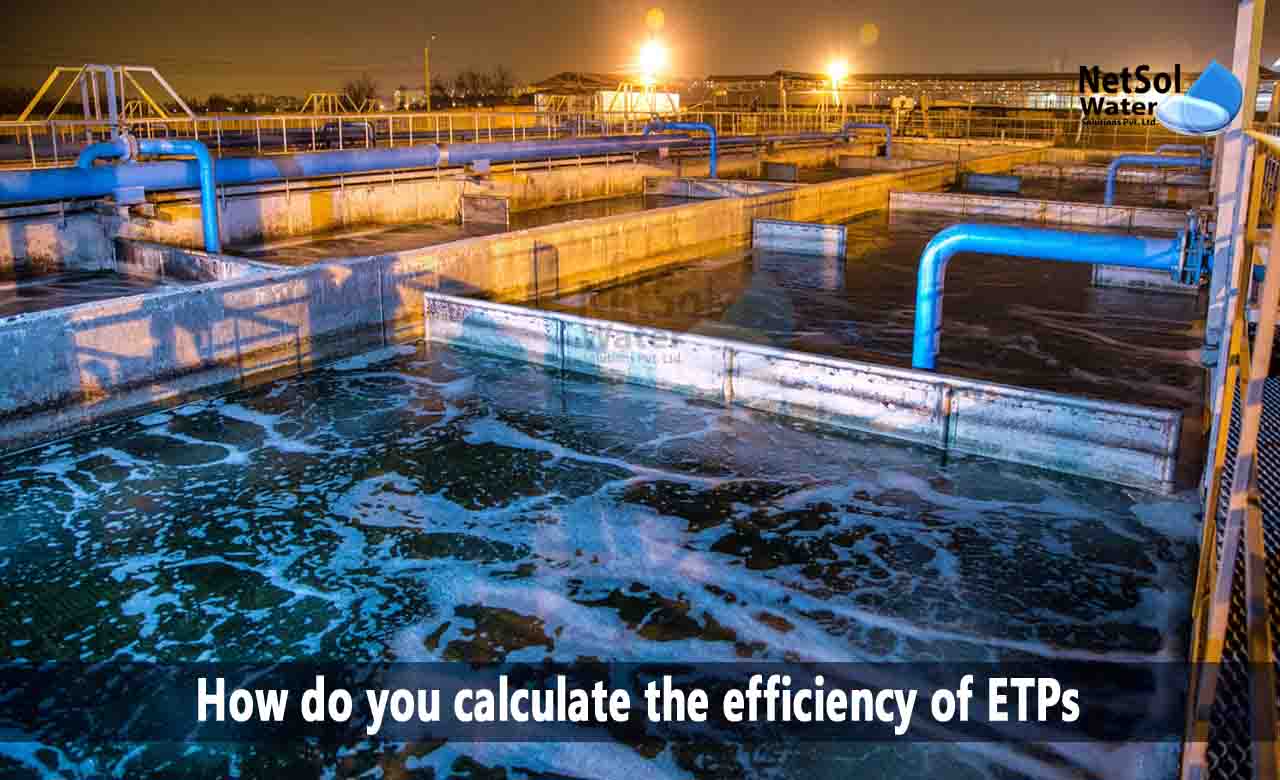 efficiency of bod removal formula, etp calculation formula, removal efficiency wastewater