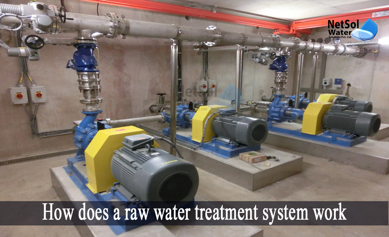 raw water treatment process, how do water treatment plants work, industrial water treatment systems
