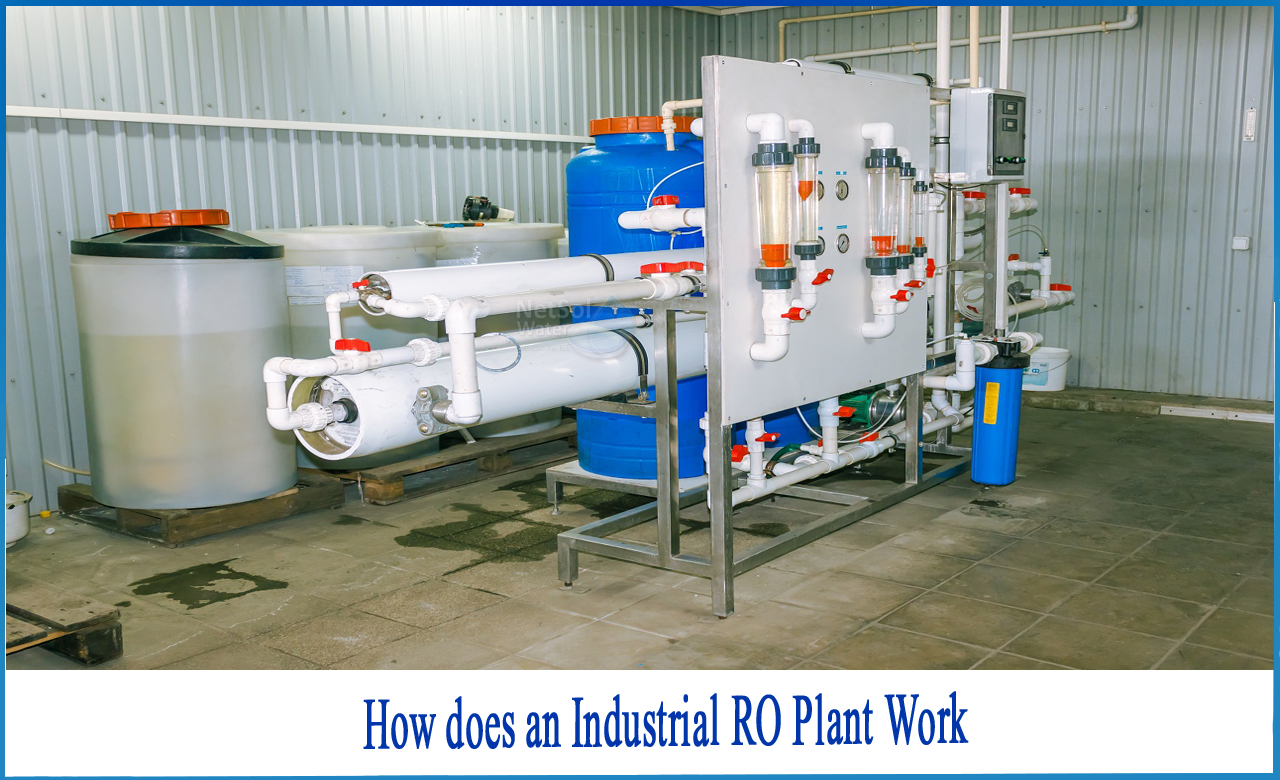 ro plant working principle, industrial ro plant working, what is ro plant how it works
