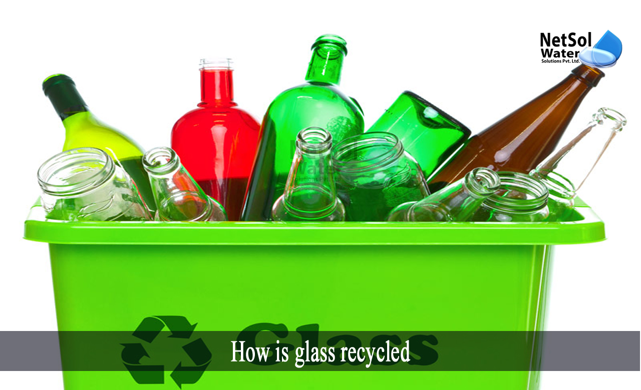 how to recycle glass, the recycling process of glass bottles, glass recycling process