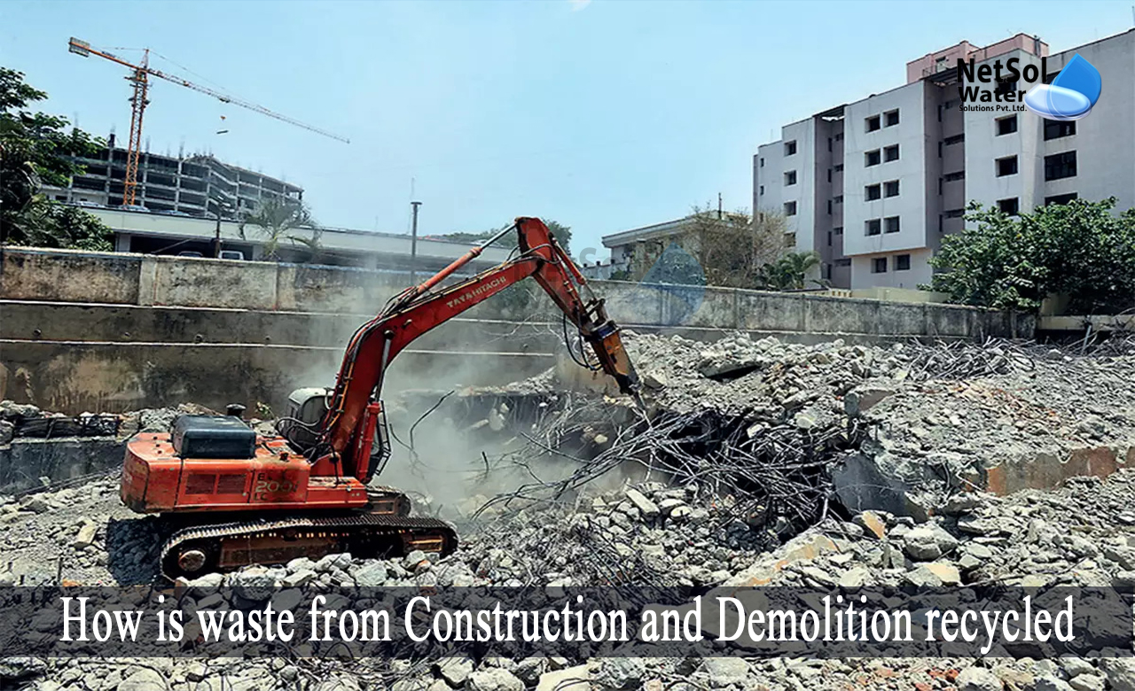 recycling of construction and demolition waste, how to recycle construction waste, construction and demolition waste management