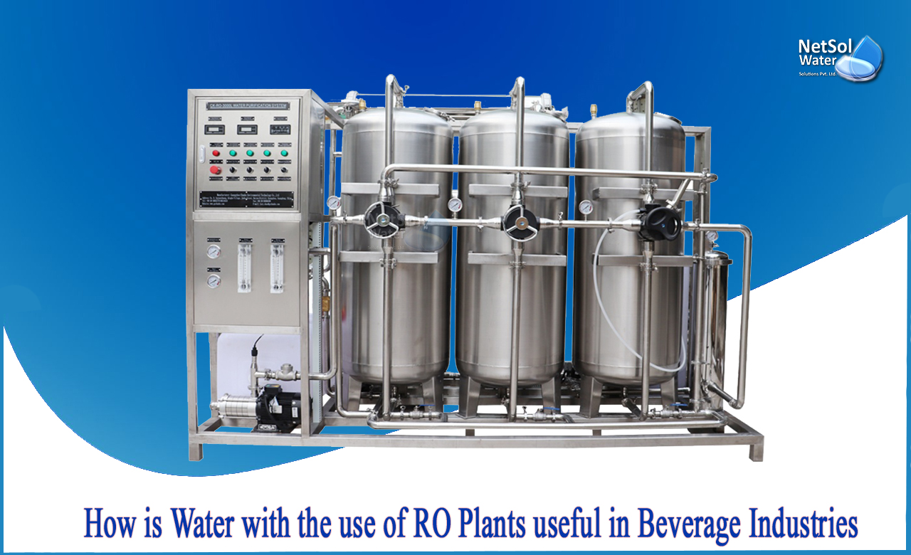 quality of water used in beverages, water treatment in beverage industry, types of water used in food industry