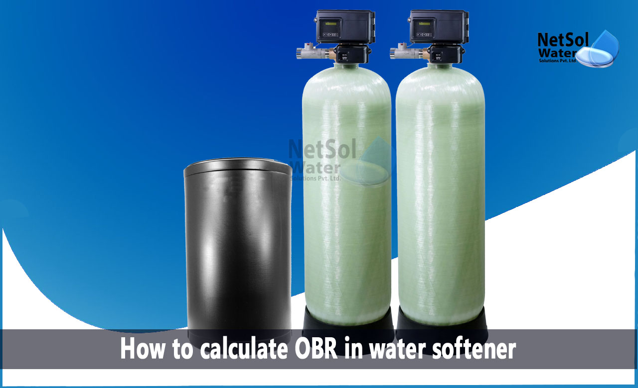 obr calculation in dm plant, water softener design calculation, output between regeneration formula