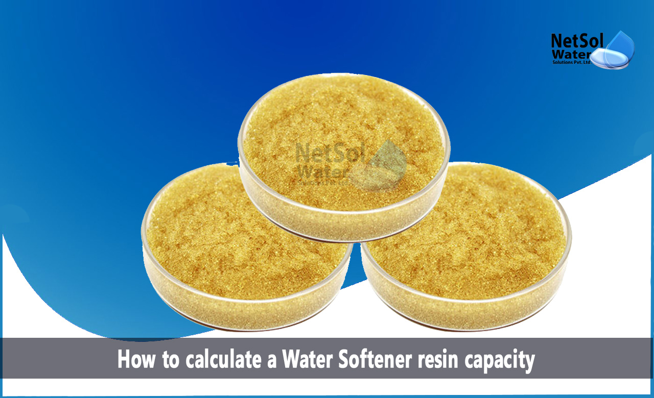 softener resin capacity calculation, water softener design calculation, softener obr calculation formula
