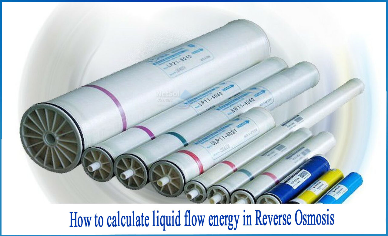 how does reverse osmosis work, ro water quality parameters, reverse osmosis calculation