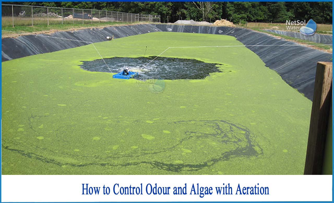 will aeration remove algae, odour and taste of the water is controlled by aeration, which method is used to remove odour