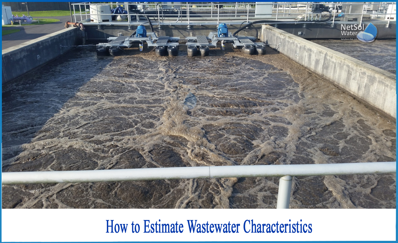 wastewater characteristics, physical characteristics of wastewater, composition of wastewater