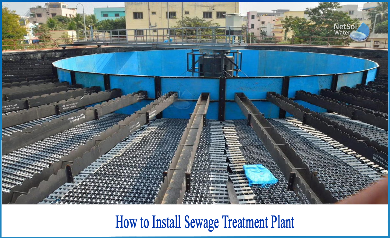 how do you install a sewage treatment plant, sewage treatment plant installation cost, water treatment plant