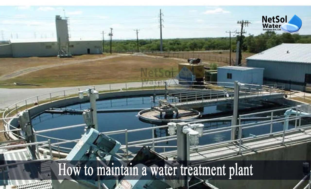 water treatment plant maintenance checklist, maintenance of water facilities, water treatment plant operations