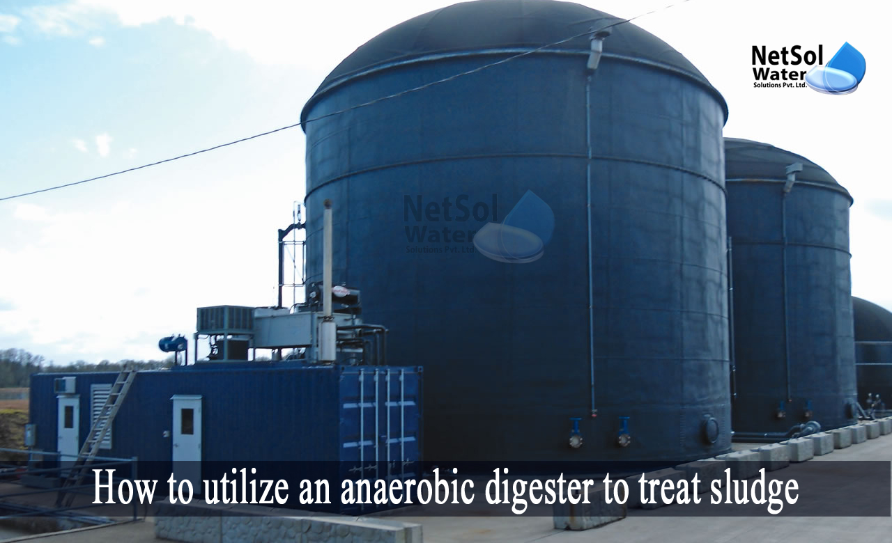 anaerobic digestion sludge treatment process, anaerobic sludge digesters, sludge digester wastewater treatment