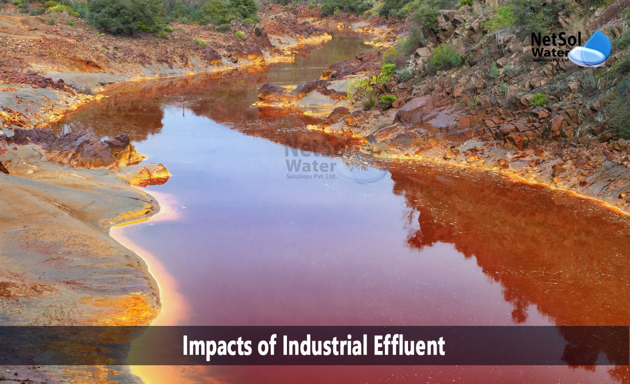 what are industrial effluents, types of industrial effluents, industrial effluents in water pollution