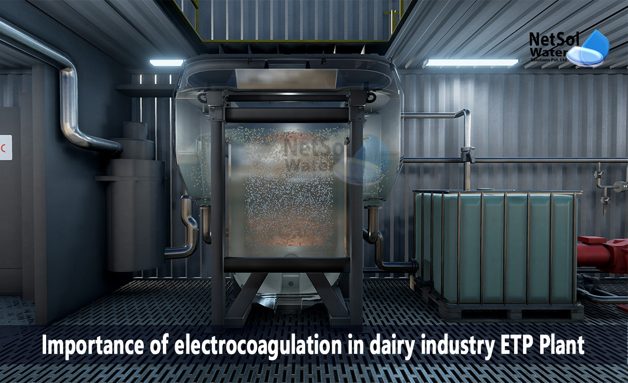 electrocoagulation, dairy industry ETP Plant, wastewater treatment