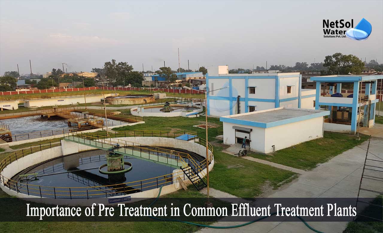 cetp advantages and disadvantages, concept of common effluent treatment plant, Pre Treatment in Common Effluent Treatment Plants
