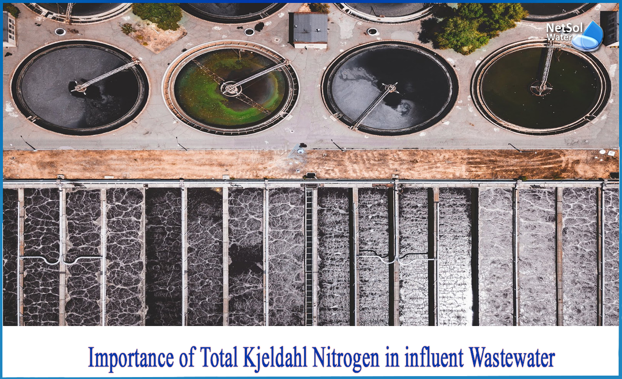 total kjeldahl nitrogen in wastewater, total kjeldahl nitrogen vs total nitrogen, what causes high tkn in wastewater